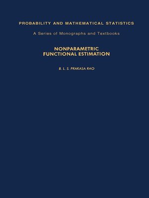cover image of Nonparametric Functional Estimation